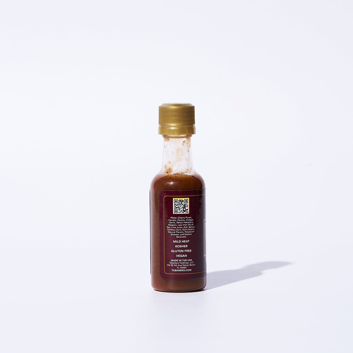 Tabañero Black Cherry Kosher Gluten-Free Vegan All-Natural Hot Sauce Mini