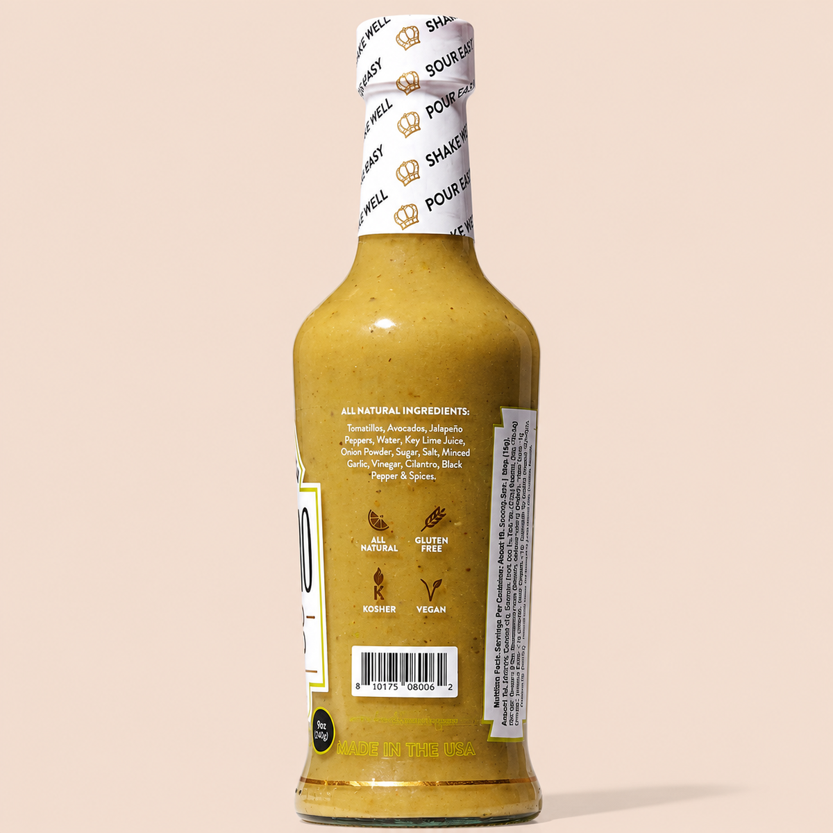 Jalapeño Avocado Taco Sauce (9 oz.)