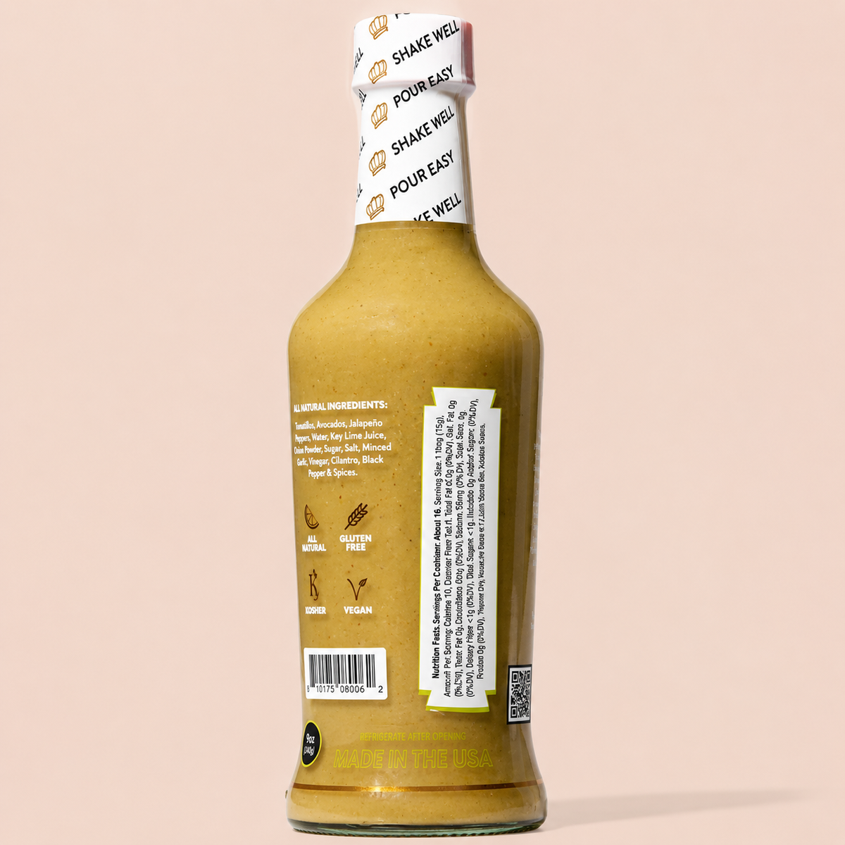 Jalapeño Avocado Taco Sauce (9 oz.)