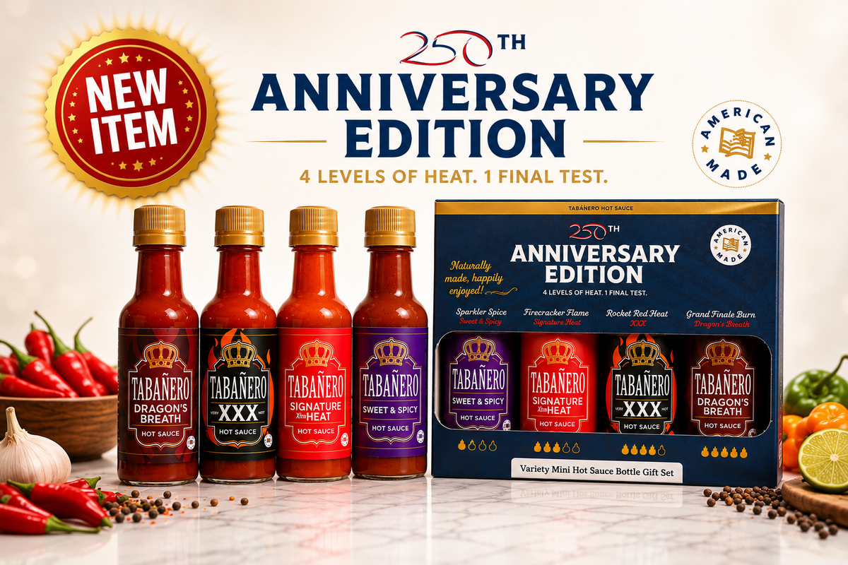 250th Anniversary Mini Hot Sauce Challenge Gift Set