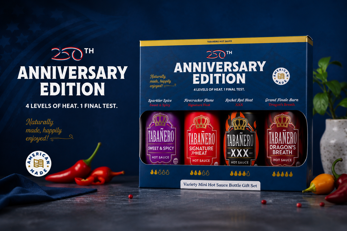 250th Anniversary Mini Hot Sauce Challenge Gift Set