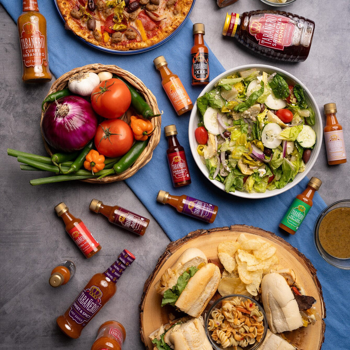 Tabañero Kosher Gluten-Free Vegan All-Natural Hot Sauce Minis