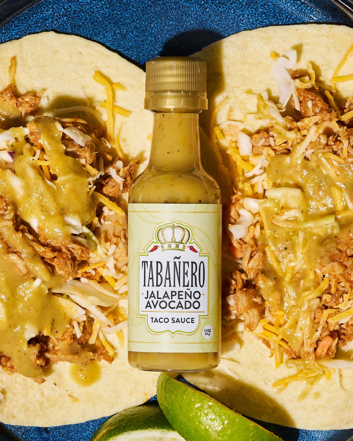 Jalapeño Avocado Taco Sauce Mini Bottle (1.7 oz.) - Tabanero